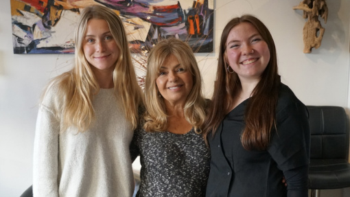 Waves' n Shaves Stylists Ava, Adriana and Cate